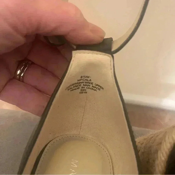 Marc Fisher black suede and leather espadrilles Size 8.5 Excellent condition - Picture 9 of 13